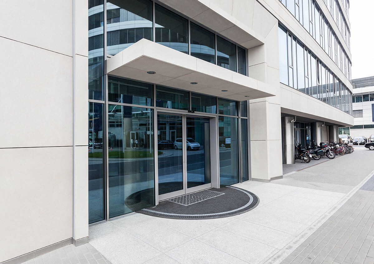 Automatic glass sliding Doors